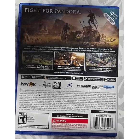 New PS5 Game – Avatar: Frontiers of Pandora Special Edition – Brand New - Picture 2 of 11